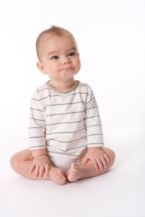 Funny baby boy