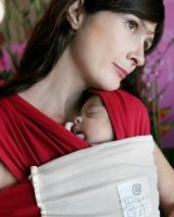 Mother and baby in Hug A Bub sling