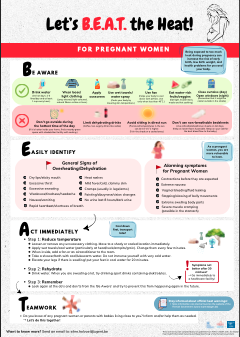 Beat The Heat Flyer Pregnancy