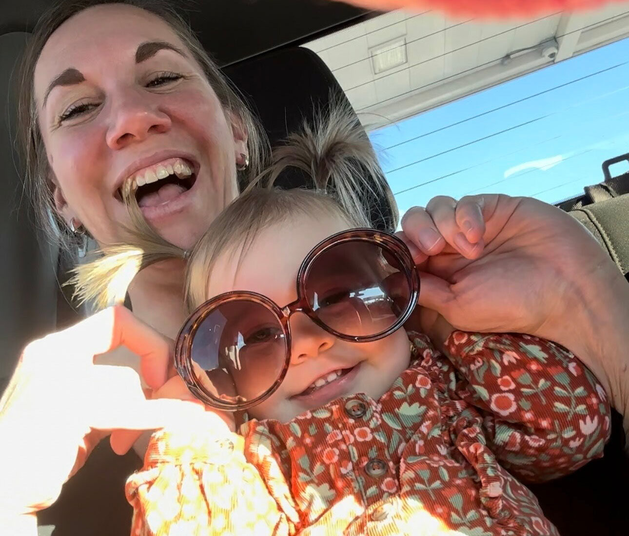 Mom sharing her sleep story