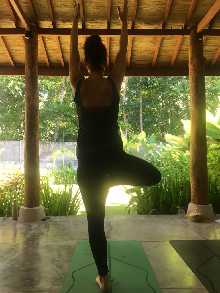 Finding ways to relax for yourself, like yoga, also helps you and your baby when things get difficult