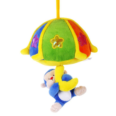 A brightly colored musical toy
