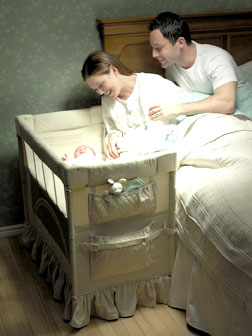 Arms Reach with baby and parents