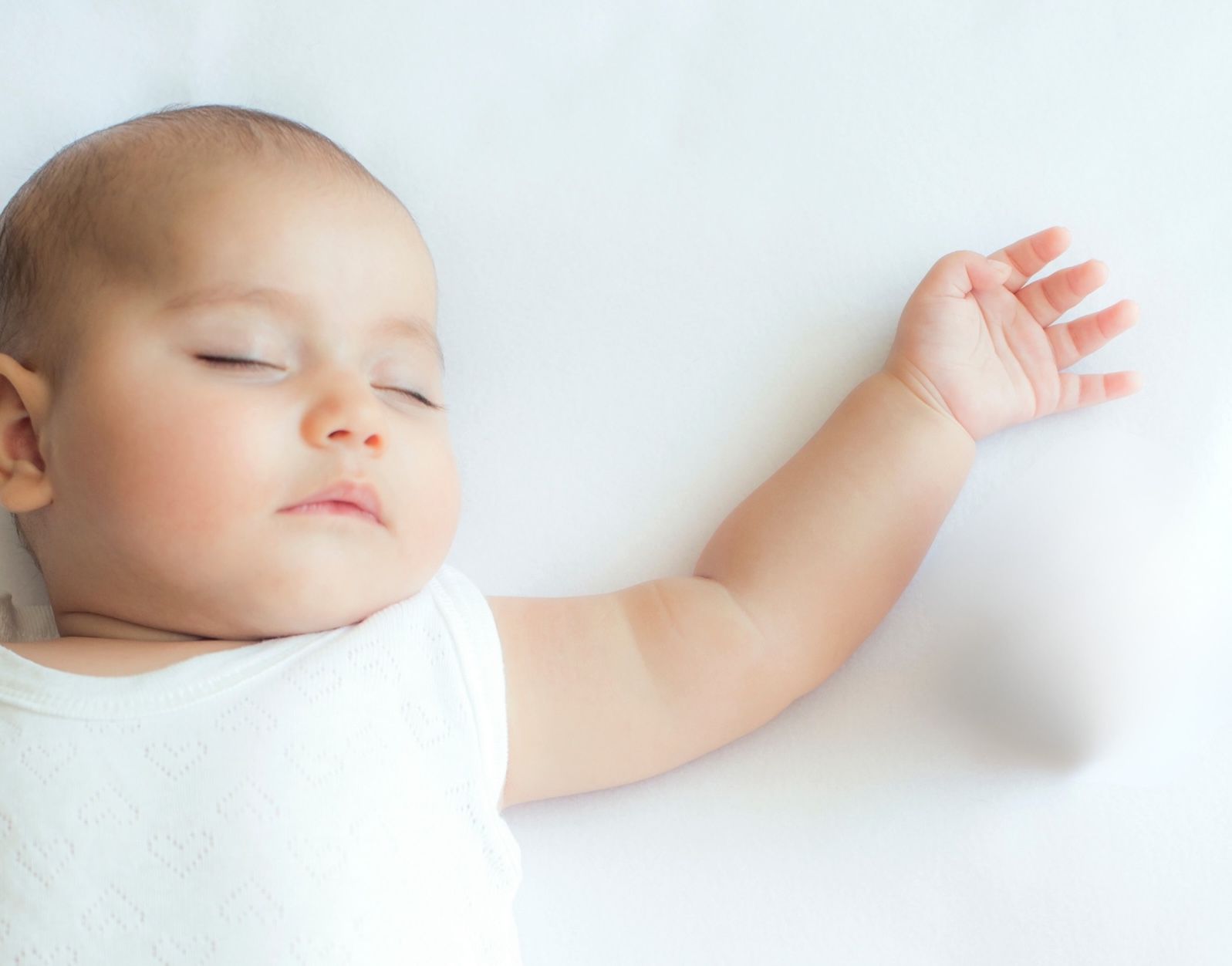 Peacefully sleeping baby, Overcome Frequent Waking program